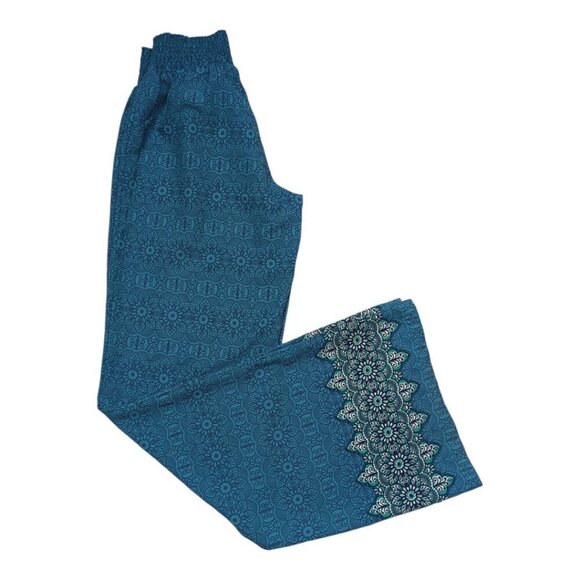 Palazzo Women's pants SIZE Xs Blue Color - Picture 3 of 9